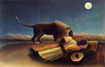 Henri Rousseau : The Sleeping Gypsy